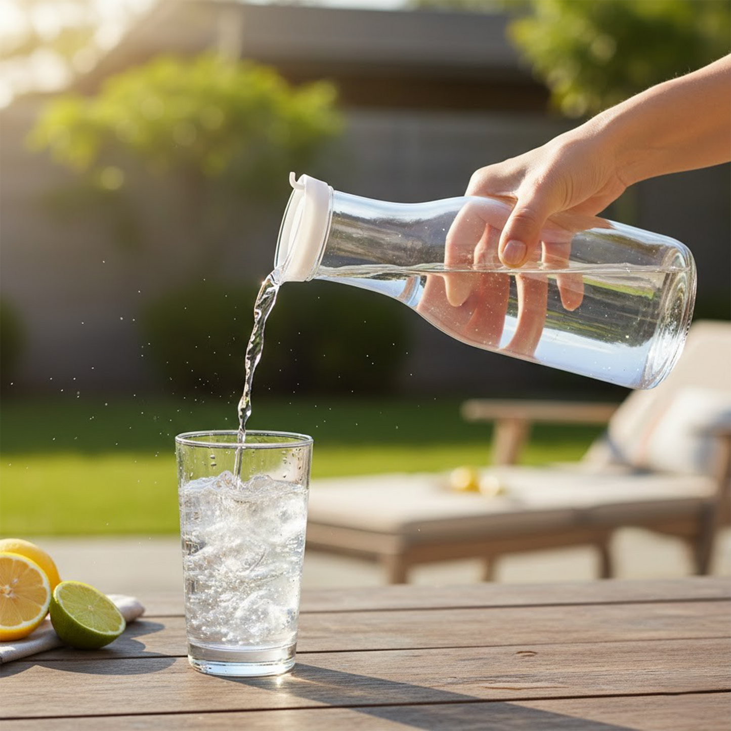 1L Carafe with Clip Lid