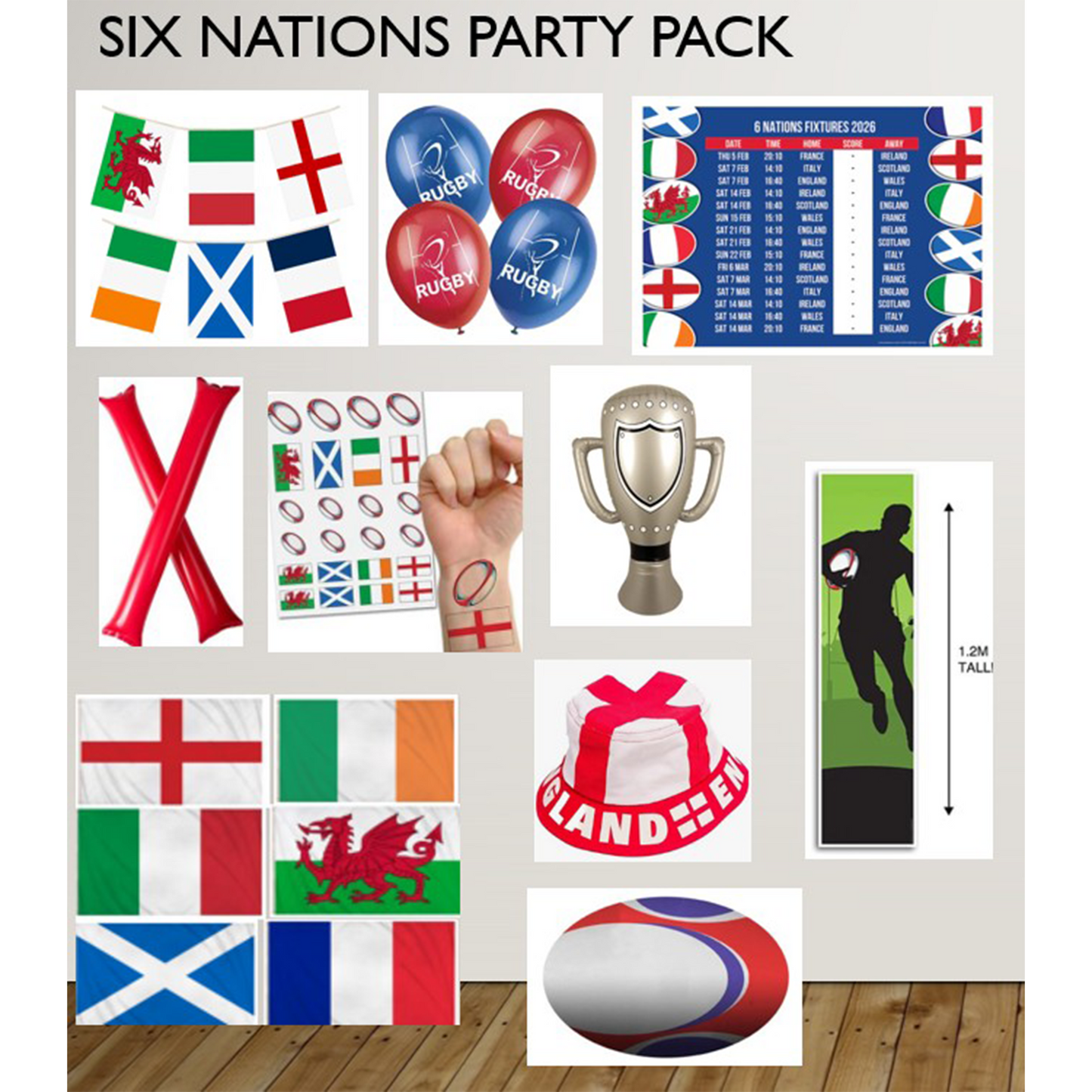 Six Nations Party Pack