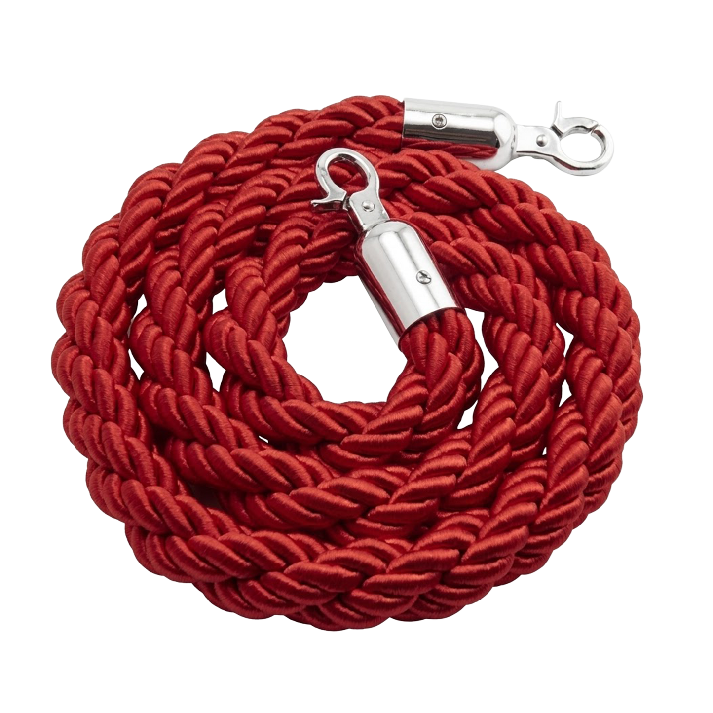Red Ropes for Barrier Posts