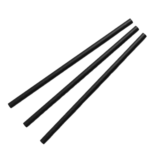 Black Cocktail Paper Straw