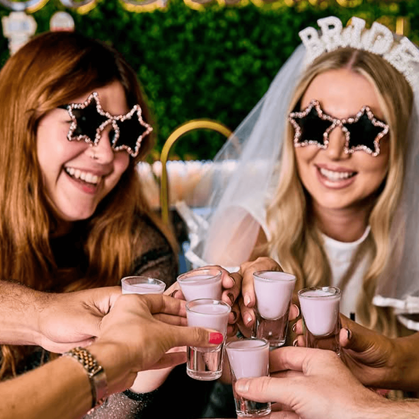Black Rhinestone Sunglasses
