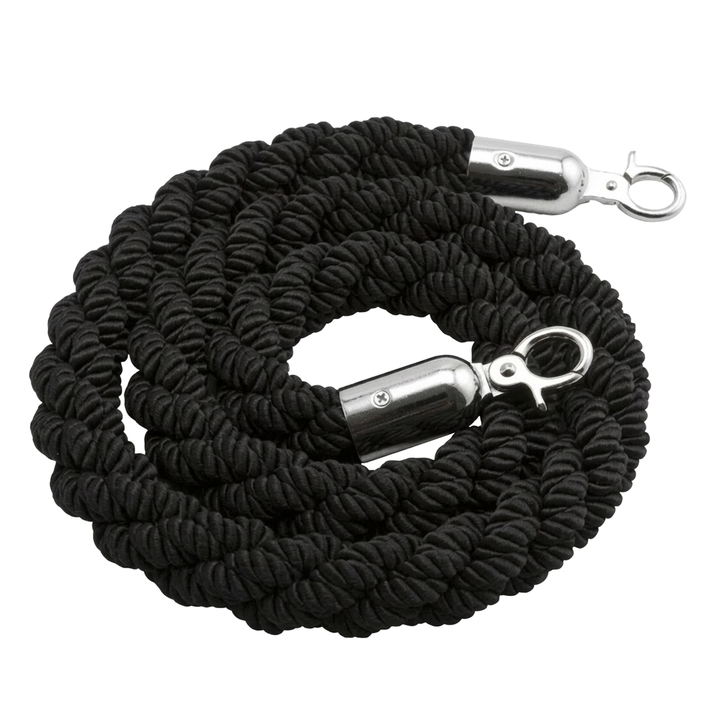 Black Ropes for Barrier Posts