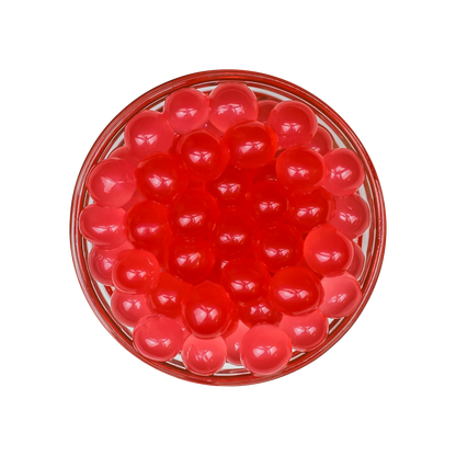 Rhubarb Strawberry Boba Pearl