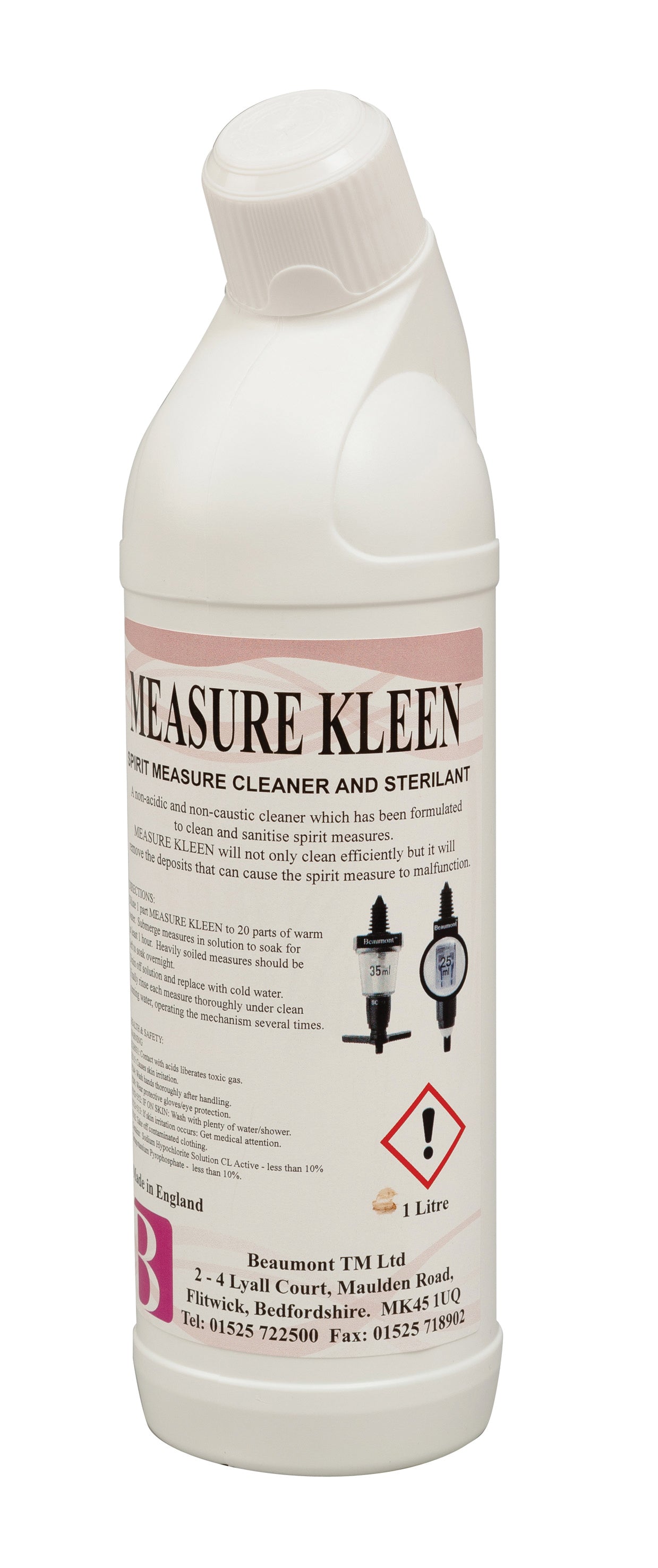 Liquid Measure Cleaner 1 Litre (Pack of 6)